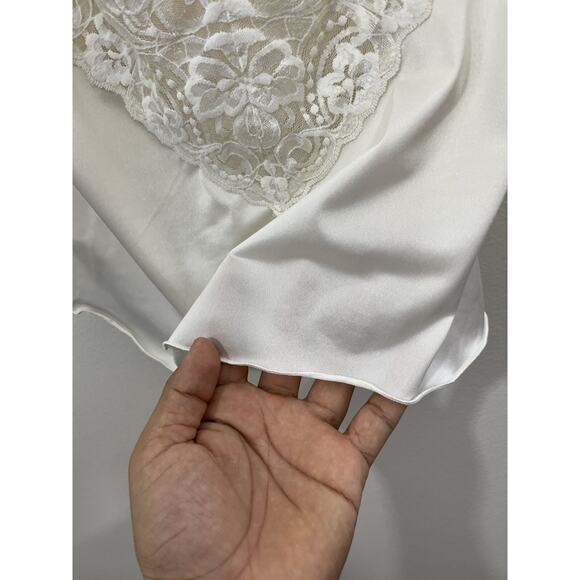 Vtg Y2K Coquette Fairy Cami Slip Babydoll Top S Dainty Romance Ballet Ethereal - Picture 4 of 14